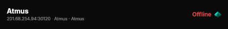 Atmus live status badge