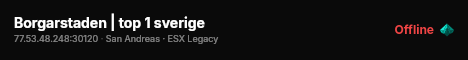 Borgarstaden | top 1 sverige live status badge