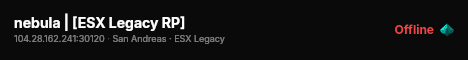 nebula | [ESX Legacy RP] live status badge