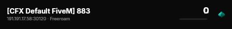 [CFX Default FiveM] 883 live status badge