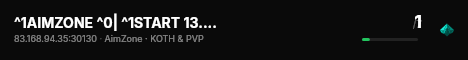 ^1AIMZONE ^0| ^1START 13.07 19:00 ^0| ^1DEV live status badge