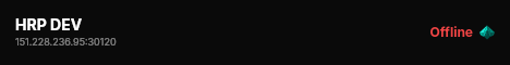 HRP DEV live status badge