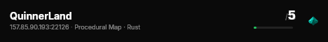 QuinnerLand live status badge