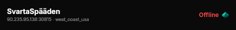 SvartaSpääden live status badge