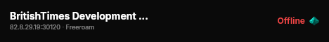 BritishTimes Development Build live status badge