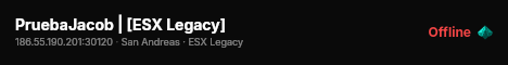 PruebaJacob | [ESX Legacy] live status badge