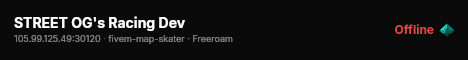 STREET OG's Racing Dev live status badge