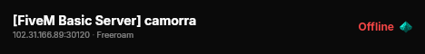 [FiveM Basic Server] camorra live status badge