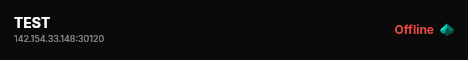 TEST live status badge