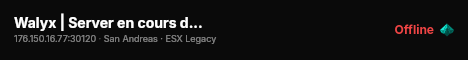 Walyx | Server en cours de developpement live status badge