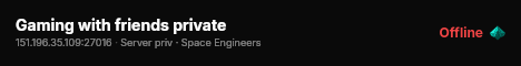 Gaming with friends private live status badge