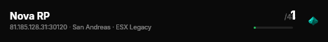 Nova RP live status badge