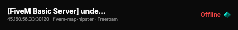 [FiveM Basic Server] underground live status badge