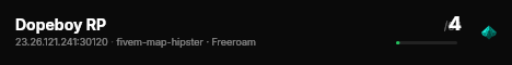 Dopeboy RP live status badge