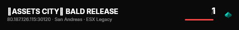 ⌠ASSETS CITY⌡ BALD RELEASE live status badge