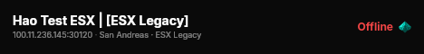 Hao Test ESX | [ESX Legacy] live status badge
