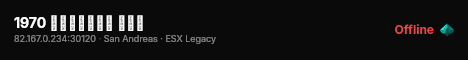 سان اندرياس 1970 live status badge