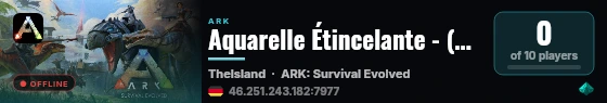 Aquarelle Étincelante - (v361.7) live status badge