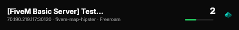 [FiveM Basic Server] Test_Server live status badge