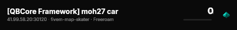 [QBCore Framework] moh27 car live status badge