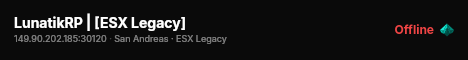 LunatikRP | [ESX Legacy] live status badge
