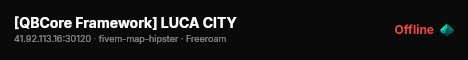 [QBCore Framework] LUCA CITY live status badge