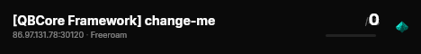 [QBCore Framework] change-me live status badge