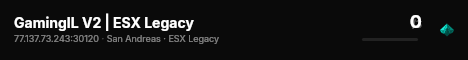 GamingIL V2 | ESX Legacy live status badge