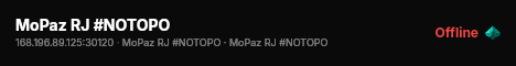 MoPaz RJ #NOTOPO live status badge