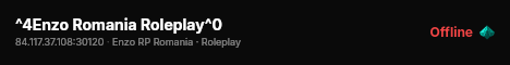 ^4Enzo Romania Roleplay^0 live status badge