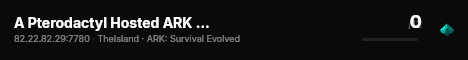 A Pterodactyl Hosted ARK Server - (v361.7) live status badge
