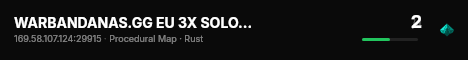 WARBANDANAS.GG EU 3X SOLO ONLY|Loot+|X3 JUST WIPED live status badge