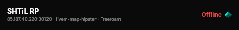 SHTiL RP live status badge