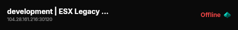 development | ESX Legacy Server live status badge