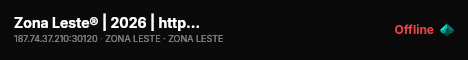 Zona Leste® | 2026 | https://discord.gg/b9PEBrM8h8 live status badge