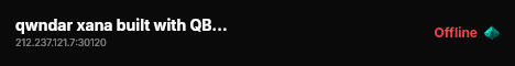 qwndar xana built with QBCore Framework by JericoFx & Kakarot & Hamy! live status badge