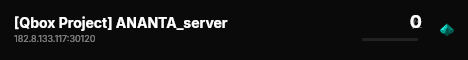 [Qbox Project] ANANTA_server live status badge