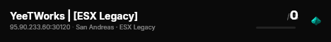 YeeTWorks | [ESX Legacy] live status badge
