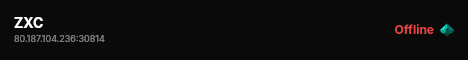 ZXC live status badge