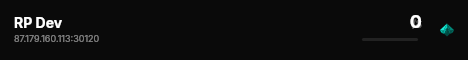 RP Dev live status badge