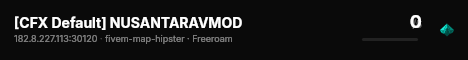 [CFX Default] NUSANTARAVMOD live status badge