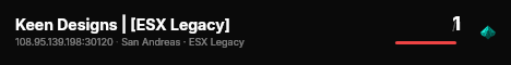 Keen Designs | [ESX Legacy] live status badge