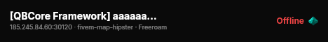 [QBCore Framework] aaaaaaaaaaaa live status badge