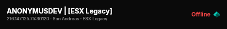 ANONYMUSDEV | [ESX Legacy] live status badge