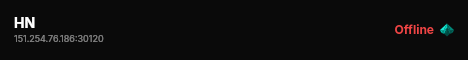 HN live status badge