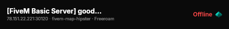 [FiveM Basic Server] goodtimeserver live status badge
