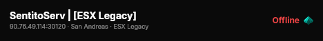 SentitoServ | [ESX Legacy] live status badge