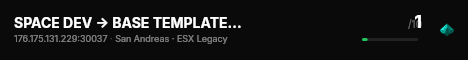 SPACE DEV → BASE TEMPLATE → DISCORD.GG/SDEV live status badge