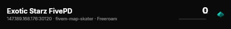 [FiveM Basic Server] Exotic Starz fivep live status badge