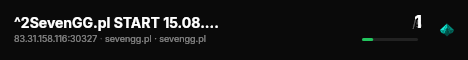 ^2SevenGG.pl START 15.08.2025 live status badge